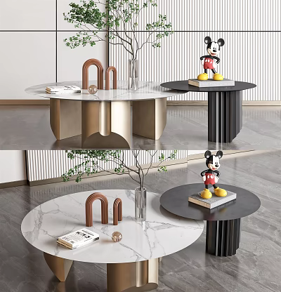 Light Luxury Coffee Table 3d model Light Luxury Coffee Table 3d model