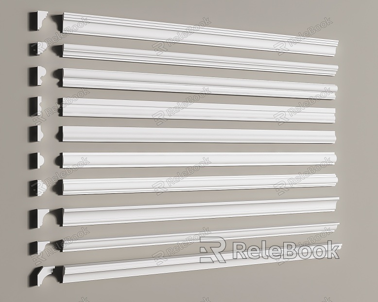 Gypsum line Gypsum line Yin corner line Yang corner line Skirting line ceiling corner line model