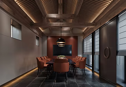 Modern Conference Room 3d model
