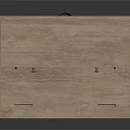 Modern Dressing Table With Wooden Top Two Drawers And X Shaped Black Metal Legs