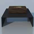 Handmade Wooden Swing Door Panel Display On Black Stand For Home Use