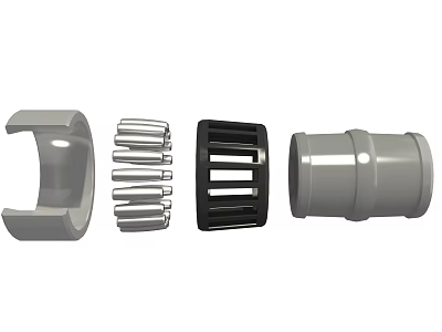 Durable Industrial Hardware Tools With Metal Sleeves Gears And Cylindrical Parts 3d model