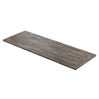 Outdoor wood flooring plank wood grain flooring 3d model