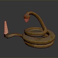 snake cobra venomous snake python reptile cold-blooded animal reptile reptile 3d model