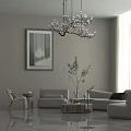 Modern Interior Design With Curved Walls Steps Sleek Floor And Circular Lighting