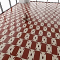 Retro Floor Tile Tile 3d model