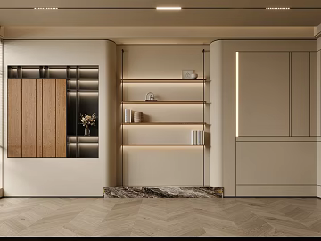 Modern Living Room Living Room Wine Cabinet Sofa Background Decorative Cabinet Wine Cabinet Display Cabinet (ID:ggach944811)