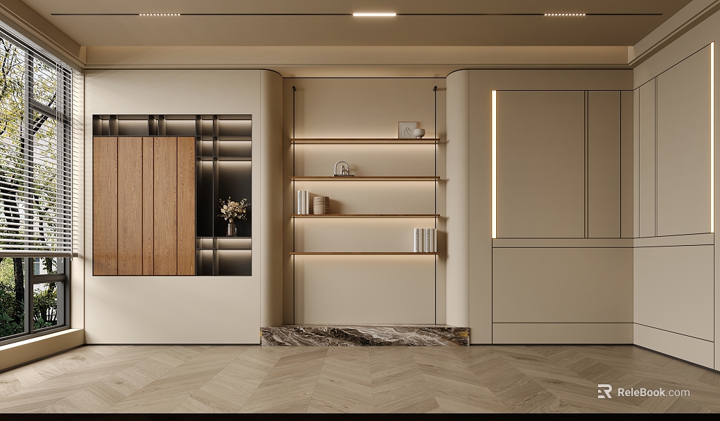 Modern Living Room Living Room Wine Cabinet Sofa Background Decorative Cabinet Wine Cabinet Display Cabinet texture