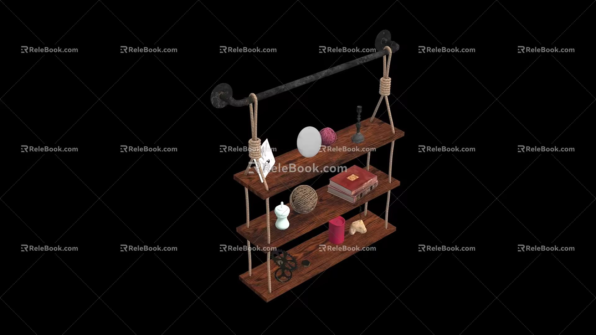 Modern alarm clock 3d model