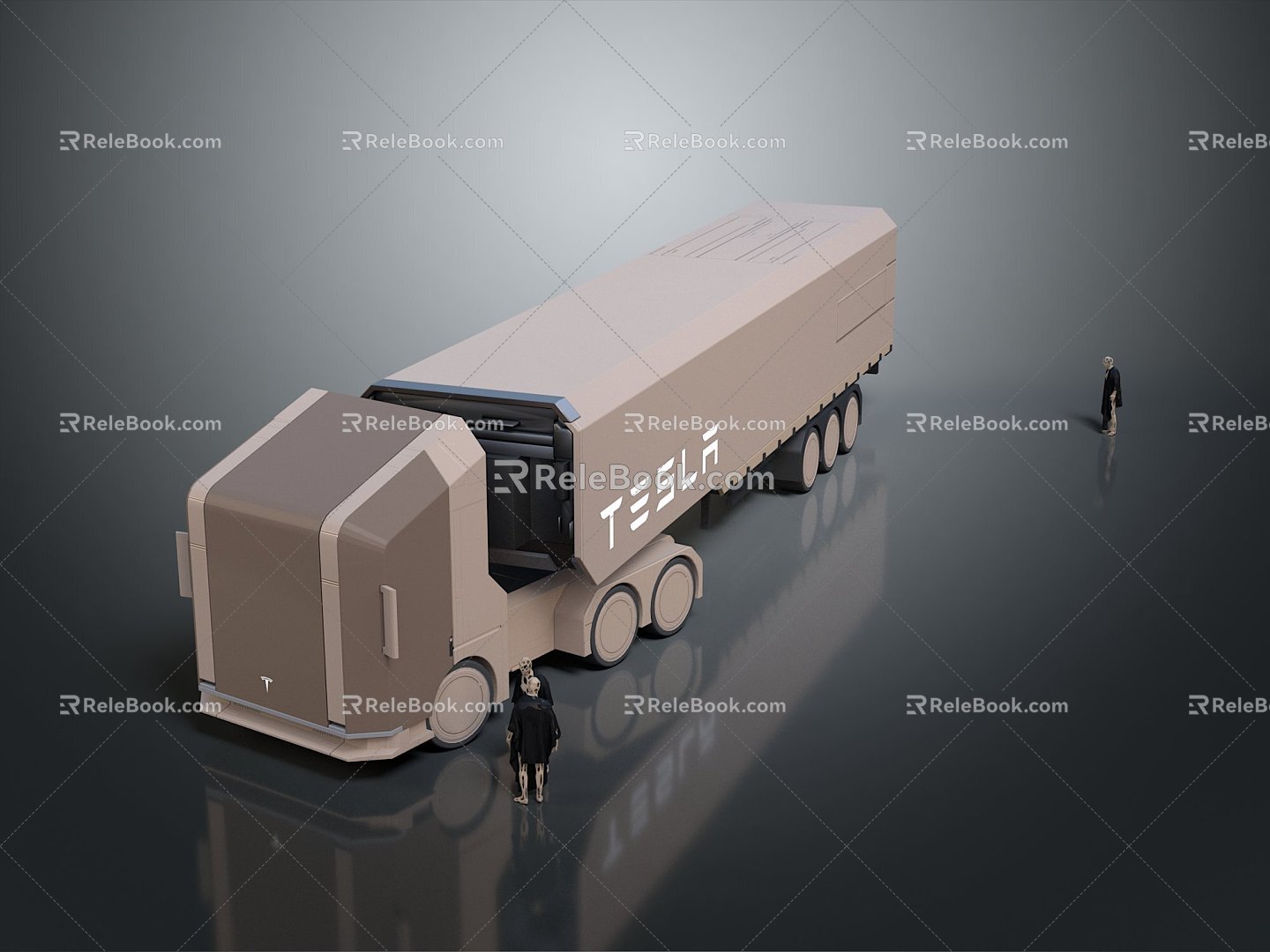 Truck Big Truck Big Transporter Big Transporter 3d model