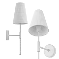Modern Wall Lamps With Brass Finish And White Shade For Home Lighting Decor