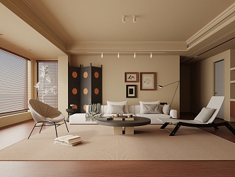 The Silent Living Room 3d model