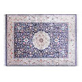 Traditional Square Carpet With Intricate Pattern And Central Circular Design 3d model