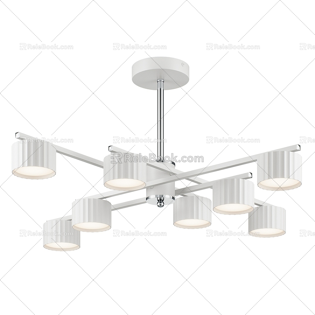 Modern Minimalist Chandelier Chandelier Simple Chandelier 3d model