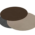 Round carpet 3d model