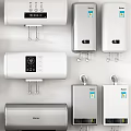 Haier Electric Water Heaters Collection With Wall Mounted Designs And Modern Controls