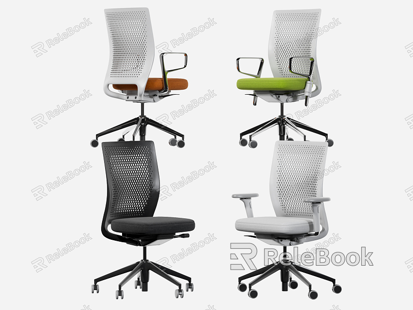 Modern office chair model