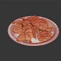 Assorted Shaped Cookies On White Plate With Leaf Flower And Animal Designs