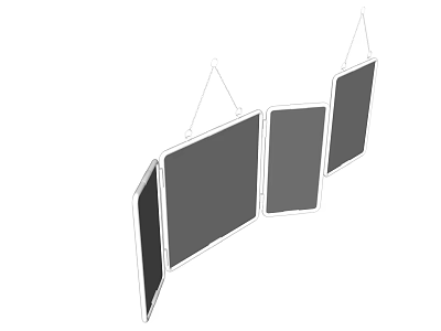 Decorative mirror mirror 3d model