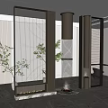 Elegant Modern Metal Mesh Room Divider For Interior Living Space Design