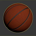 Red Textured Basketball With Black Lines For Daily Life Sports Use