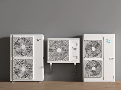 Sleek Modern Air Conditioner Fan Units With Efficient Cooling And Quiet Operation 3d model