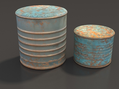 Can Small Can Bucket Rusty Bucket Rusty Tin Can Broken Bucket Broken Oil Bucket Iron Bucket Aluminum Can Low Mold Can Simple Mold Low Face Count Can Game Can model