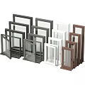 Modern Casement Window Design With Aluminum Frame Sleek Handle And Clear Glass