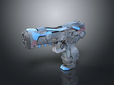 pistol semi-automatic pistol automatic pistol modern weapon hot weapon hot weapon gun military 3d model