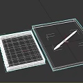 Modern Notebook 3d model