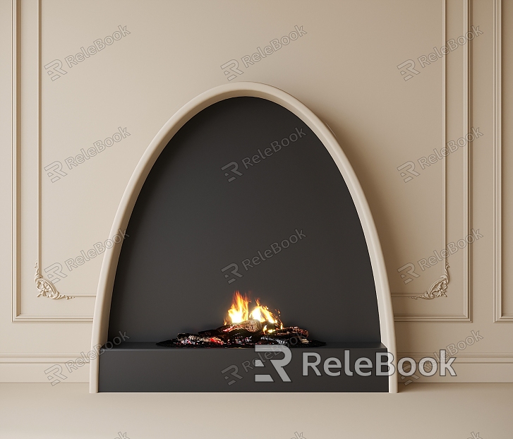 French Fireplace model