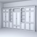 Elegant Dark Brown Wooden Wine Cabinet With Glass Doors And Spacious Display Shelves