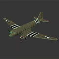 Brown Passenger Aircraft with Blue Star Logo Twin Engines Black White Striped Wings