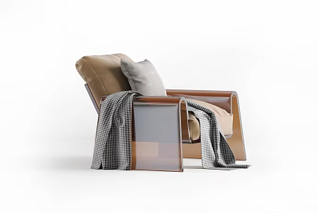 Modern Single Sofa Leisure Chair 3d model