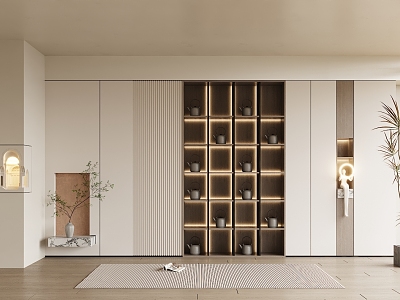 Modern Entrance Cabinet model