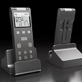 Smart Machine With Digital Display Control Buttons And Modern Stand Design 3d model