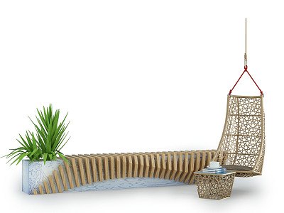 Hanging chair model