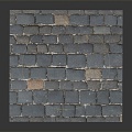 Modern pavement brick hollow brick 3d model