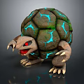 Turtle Cartoon Turtle Snapping Turtle Chickbill Turtle Reptile Cold Blooded Animal Reptile Class 3d model