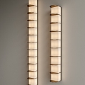 Modern Light Luxury Metal Wall Lamp Long Strip Wall Lamp 3d model