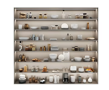 Modern Kitchen Supplies Kitchen Supplies Ornaments 3d model