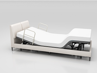 AI intelligent stop snoring bed 3d model