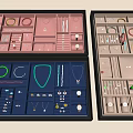 Jewelry Storage Boxes With Organized Compartments Containing Necklaces Earrings Rings And Bracelets