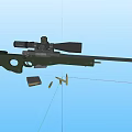 AWM Sniper Rifle 3d model