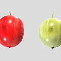 Modern currant fruit food 3d model