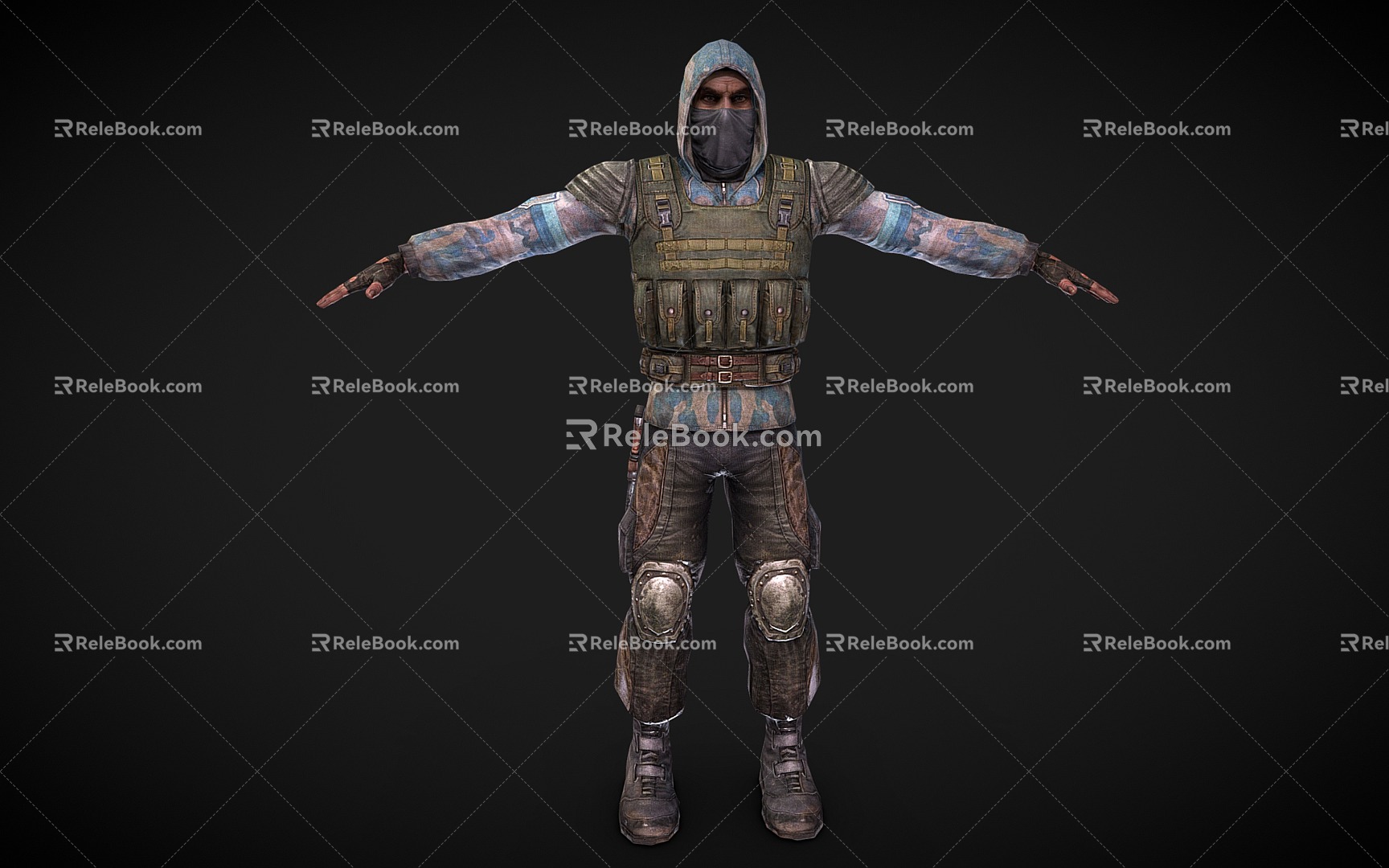 Soldier Military Biochemical Soldier Warrior Game Role model