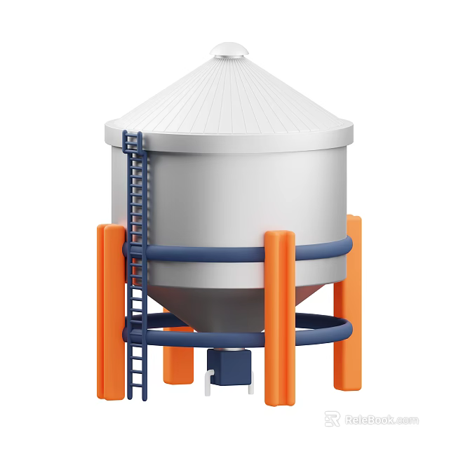 Contemporary Commercial Complex Featuring Retail Stores Dining Options And Leisure Spaces 3d model