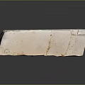 High Quality Natural White Stone With Orange Veins And Rough Surface Texture