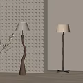 Floor lamp combination 3d model