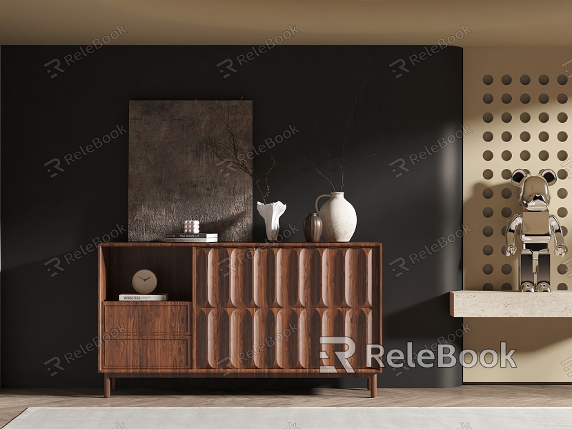 Quiet Style Side Cabinet model